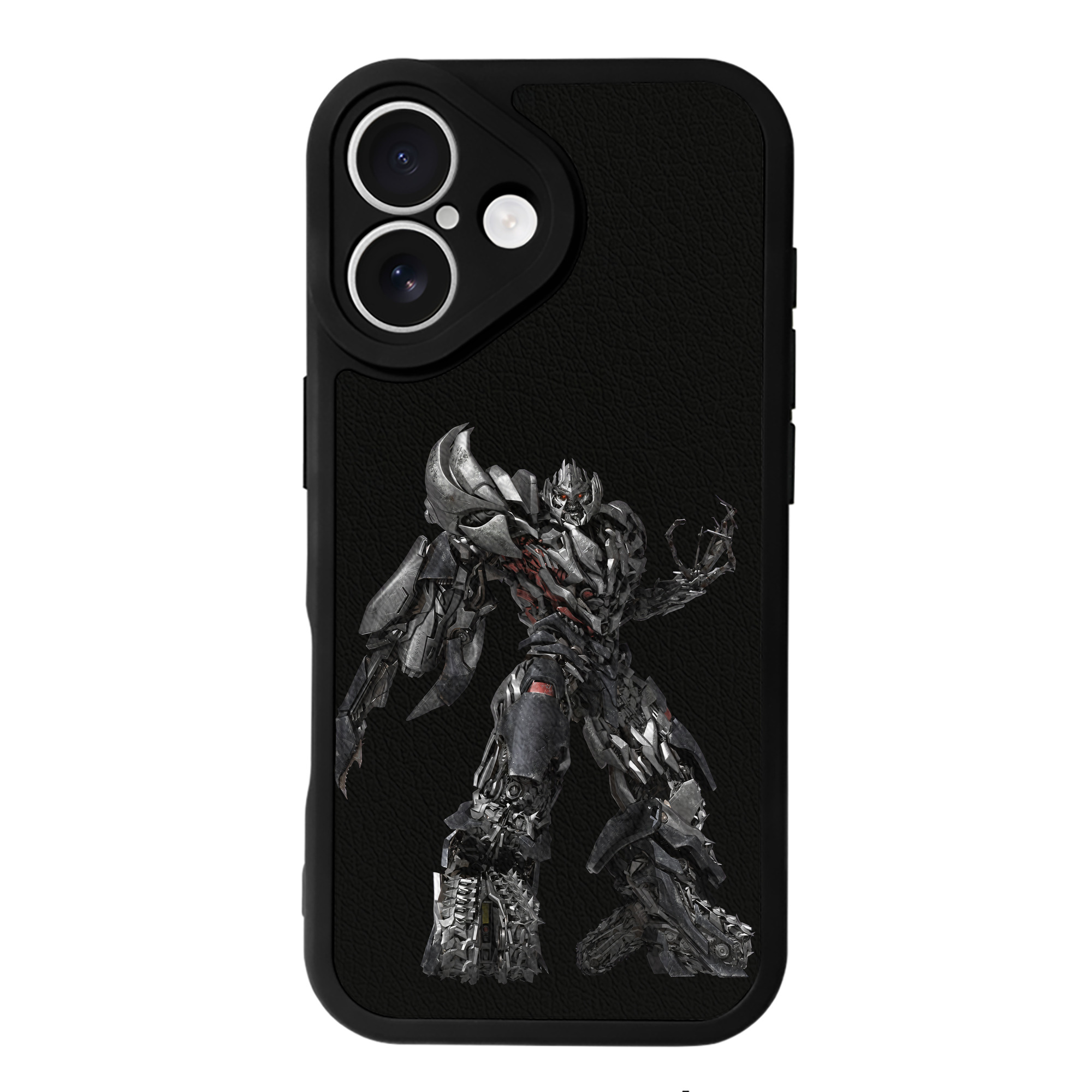 （画像用） Transformers トランスフォーマー 【iPhone 16シリーズ対応】シリコンスマホケース（レザー調） 材質：シリコン